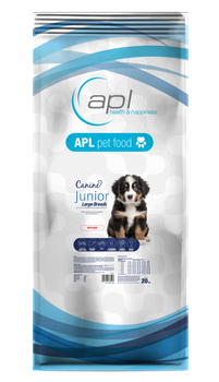 Karma sucha z wołowiną APL Canine Junior (duże rasy) 20 kg