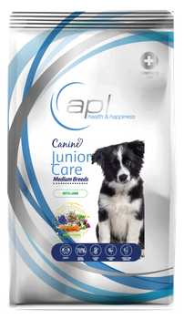 Karma sucha z jagnięciną APL Canine Junior Care (średnie rasy) 8 kg